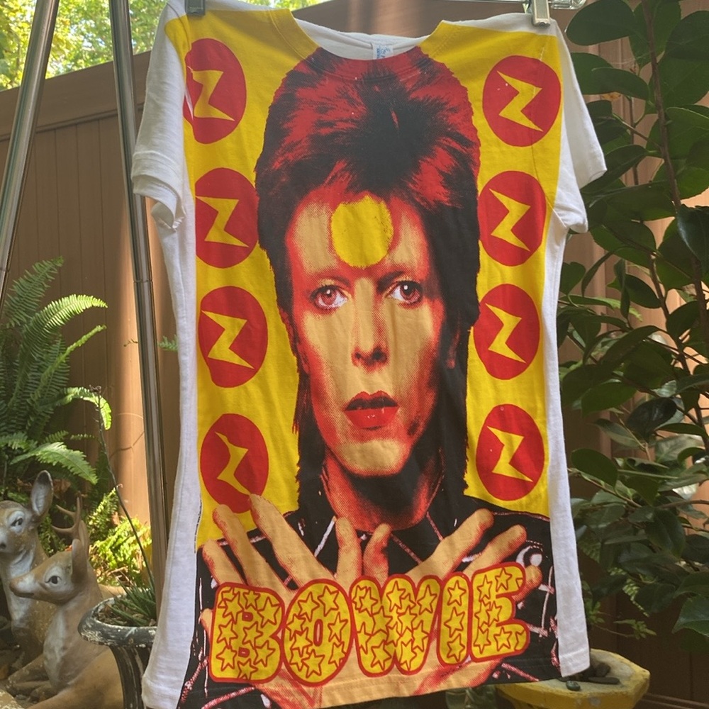 Y2K Unique Boutique Bowie Tee Shirt